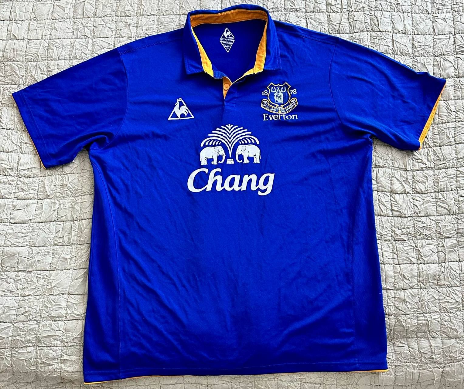 Le Coq Sportif Vintage Le Coq Sportif Everton Liverpool FC Home Jersey XL Grailed