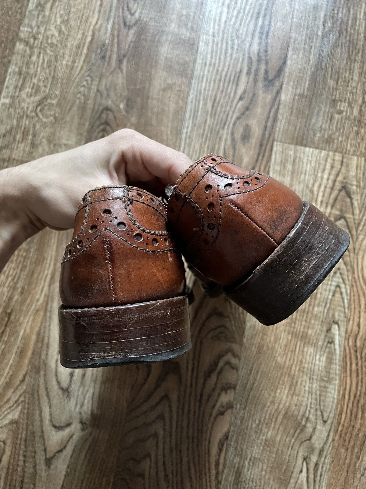 Grenson Grenson Design benchmade Oxford Brogues leather Shoes Size US 7.5 / EU 40-41 - 6 Thumbnail