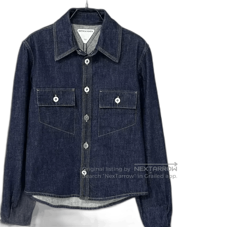 Bottega Veneta Bottega Veneta Denim Jacket with Pockets. Size US M / EU 48-50 / 2 - 1 Thumbnail