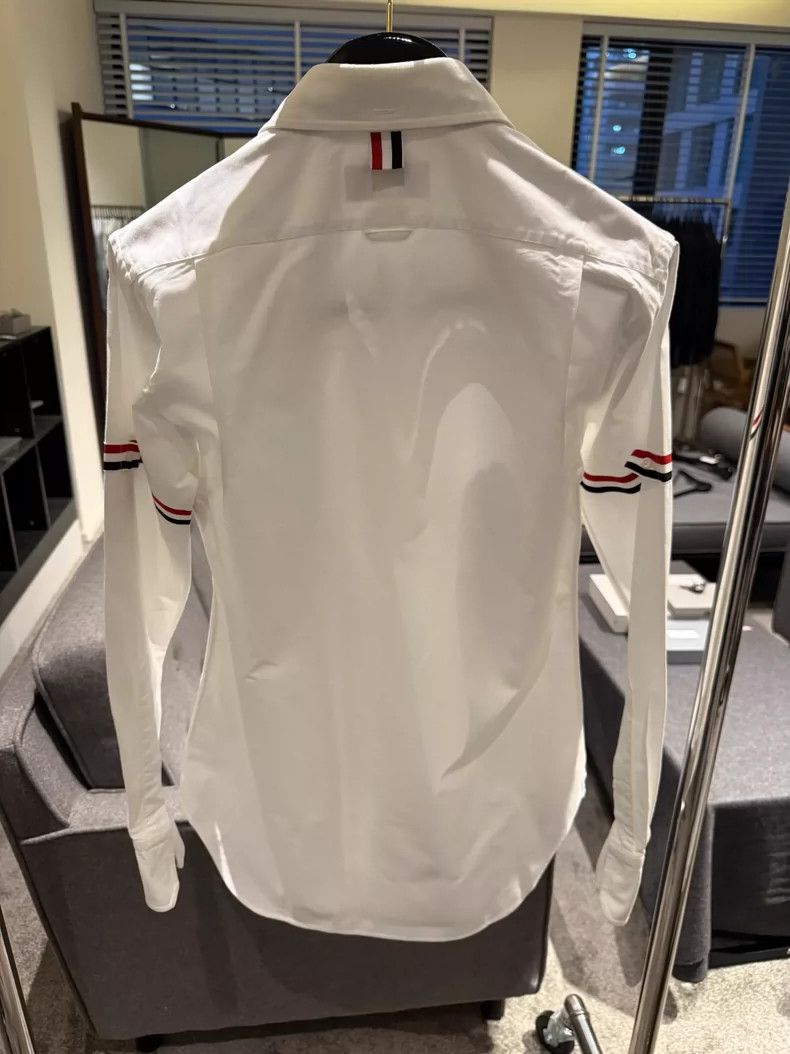 Thom Browne Thom browne Classic double-sleeved shirt 2504-Nextarrow Size US M / EU 48-50 / 2 - 2 Thumbnail