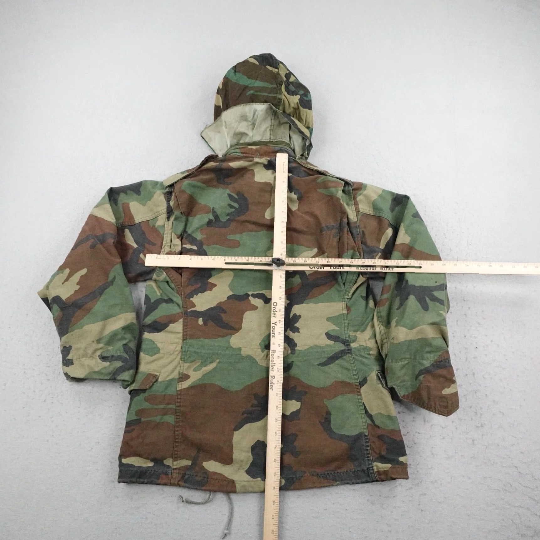 Vintage VINTAGE US ARMY Jacket Mens Small Woodland Camo Cold Weather Field Parka 80s Size US S / EU 44-46 / 1 - 6 Thumbnail