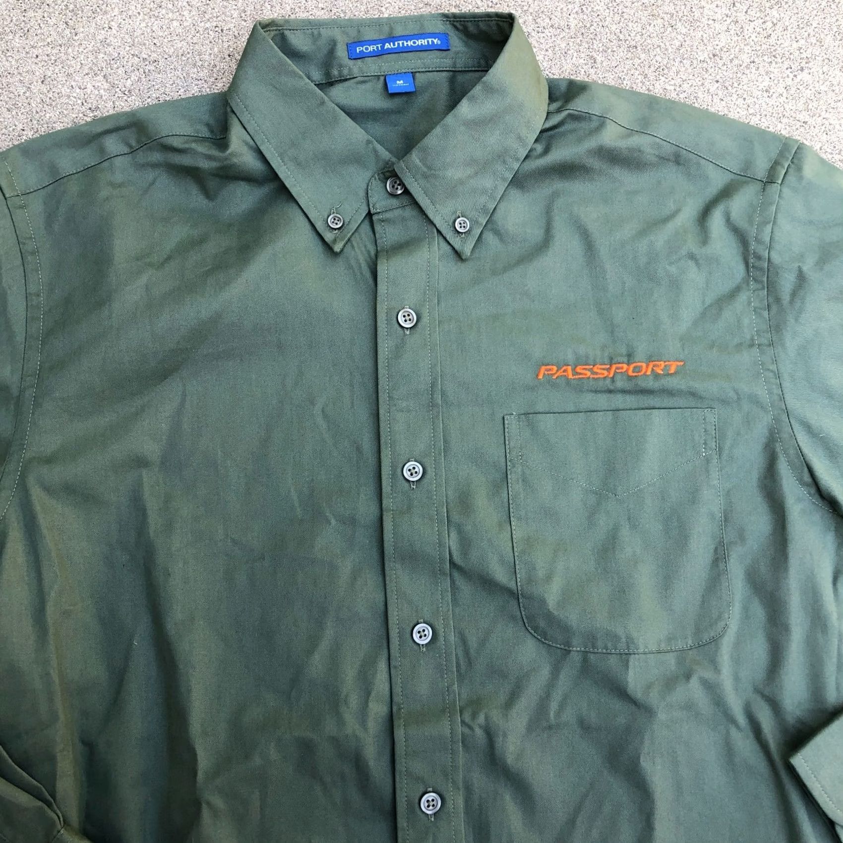 Port Authority PORT AUTHORITY HONDA PASSPORT Button-Up Shirt Men MED Green Long Sleeve Shirt Size US M / EU 48-50 / 2 - 2 Thumbnail