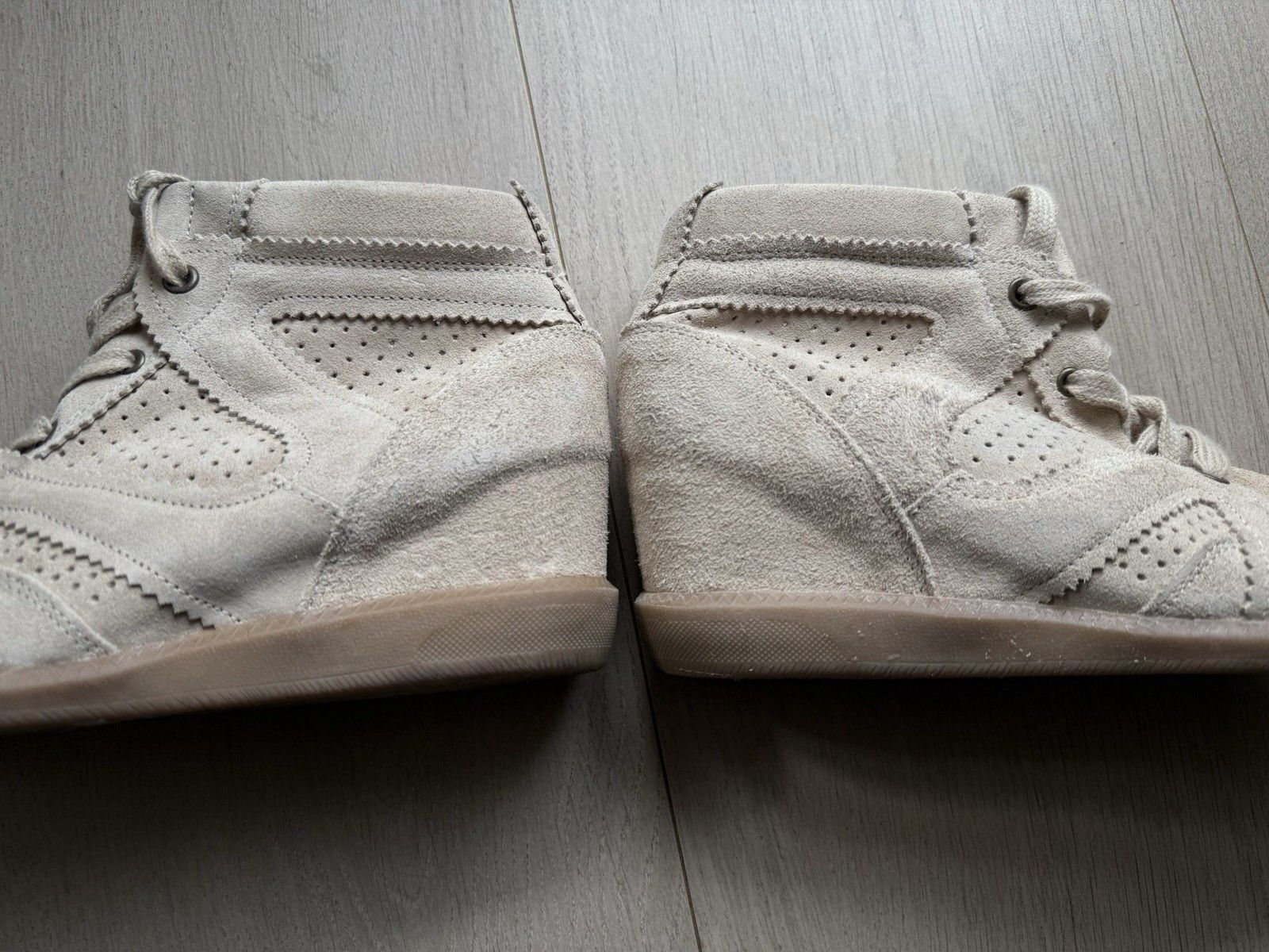 Vintage DDP Pavement Platform Suede Shoes 2000`s Y2k Marant Boots Size US 8 / IT 38 - 15 Thumbnail