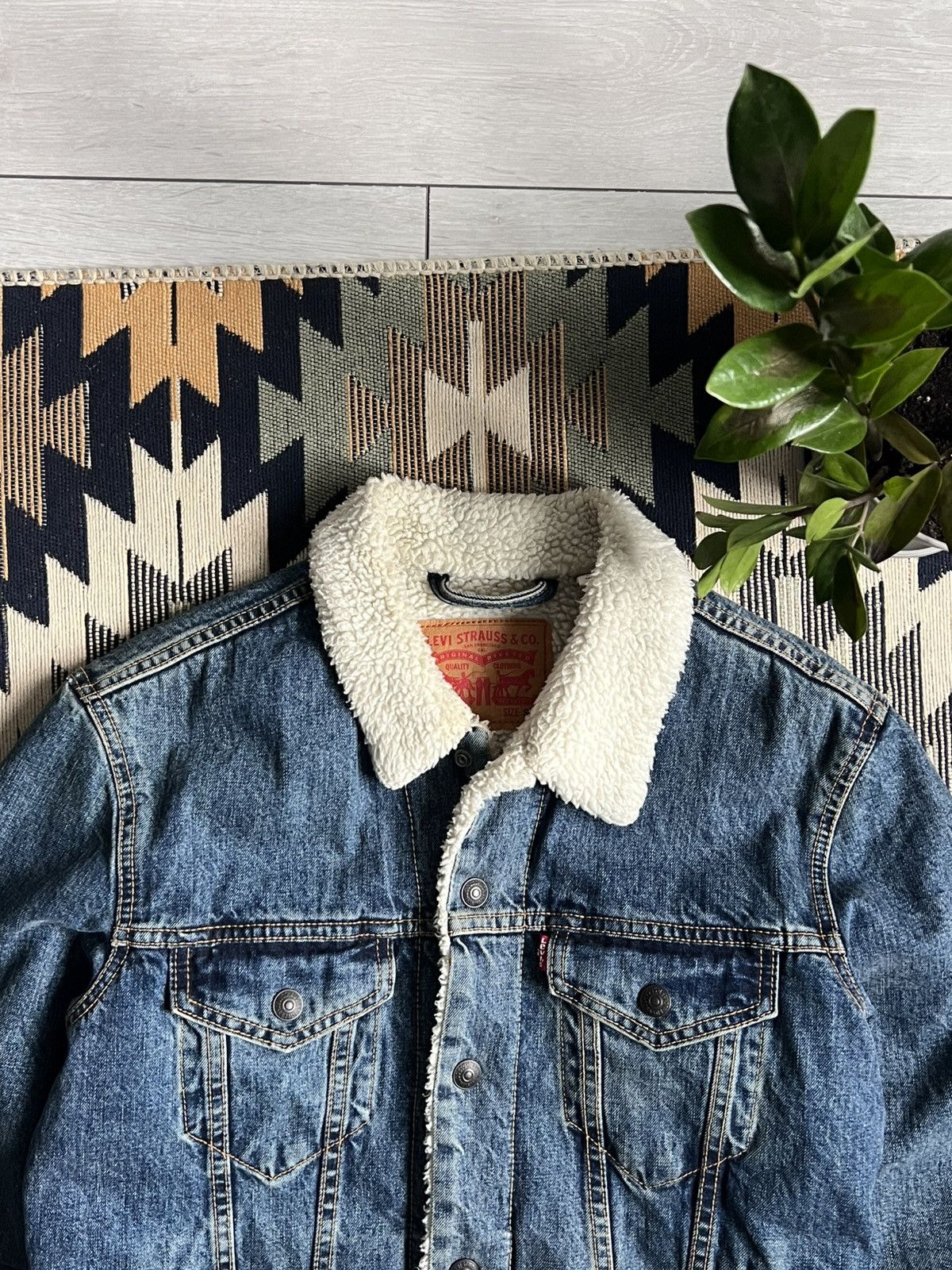 Levi's Vintage Levi’s Sherpa Denim Jacket Size US S / EU 44-46 / 1 - 7 Thumbnail