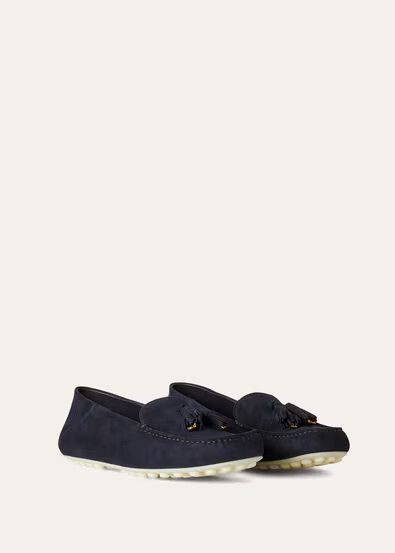 Loro Piana o1srvl11e0725 Dot Sole Walk Loafers in Navy Blue Size US 8 / IT 38 - 2 Thumbnail