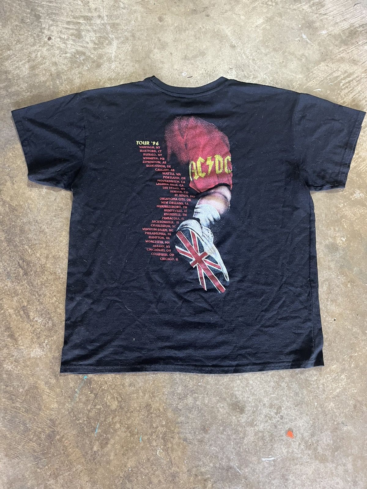 Band Tees ACDC 96’ Tour Reprint Tee Size US XL / EU 56 / 4 - 3 Thumbnail