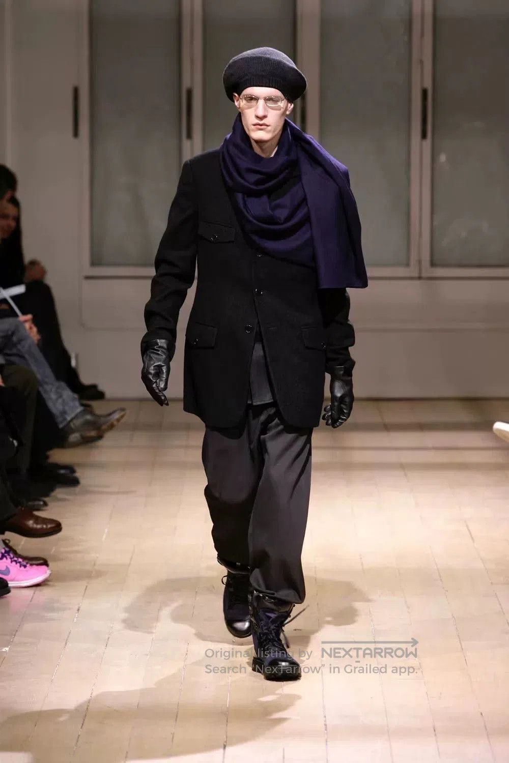 Yohji Yamamoto black cotton long sleeve shirt by Yohji Yamamoto. Size US M / EU 48-50 / 2 - 5 Thumbnail