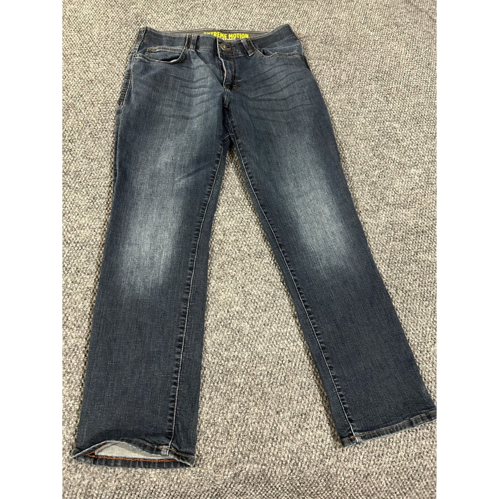 Lee Lee Extreme Motion Jeans Mens 32x30 Blue Denim Slim Straight Fit Stretch 5-Pocket Zipper Pocket Lee American Jeans Regular Mens Size US 32 / EU 48 - 2 Thumbnail