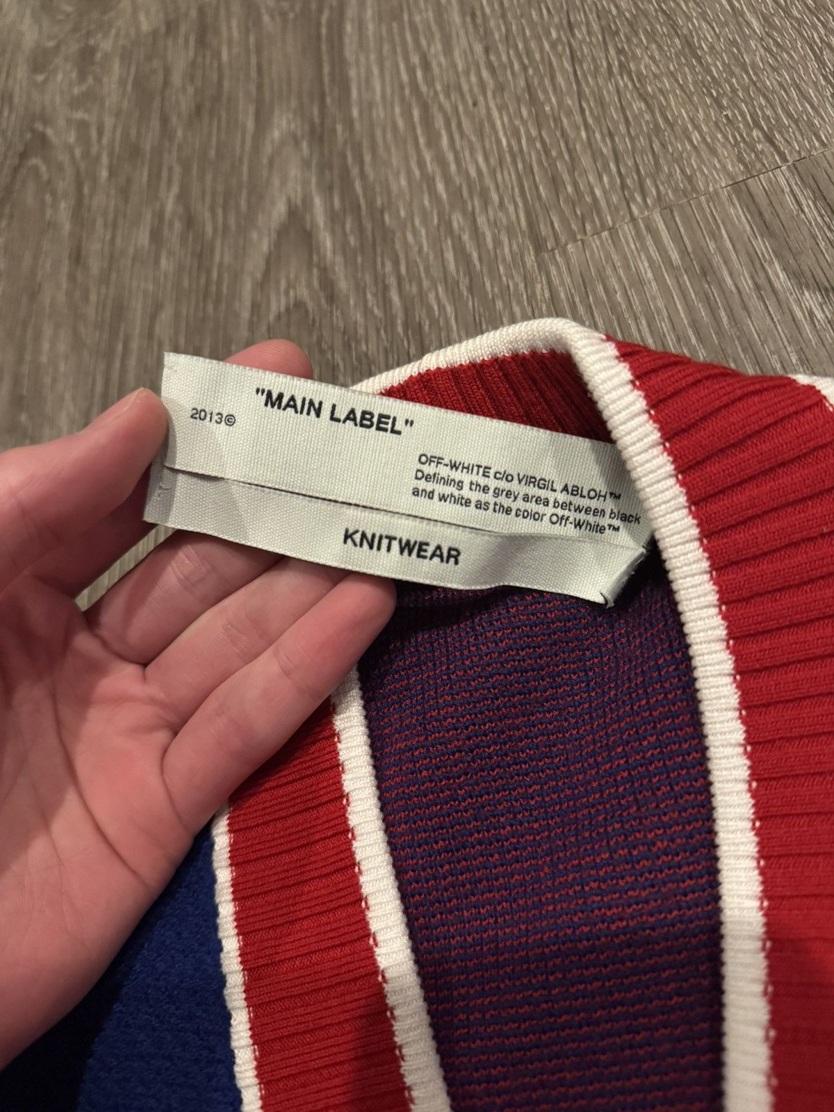 Off-White Off White Flags Cardigan Sweater Size US L / EU 52-54 / 3 - 7 Thumbnail
