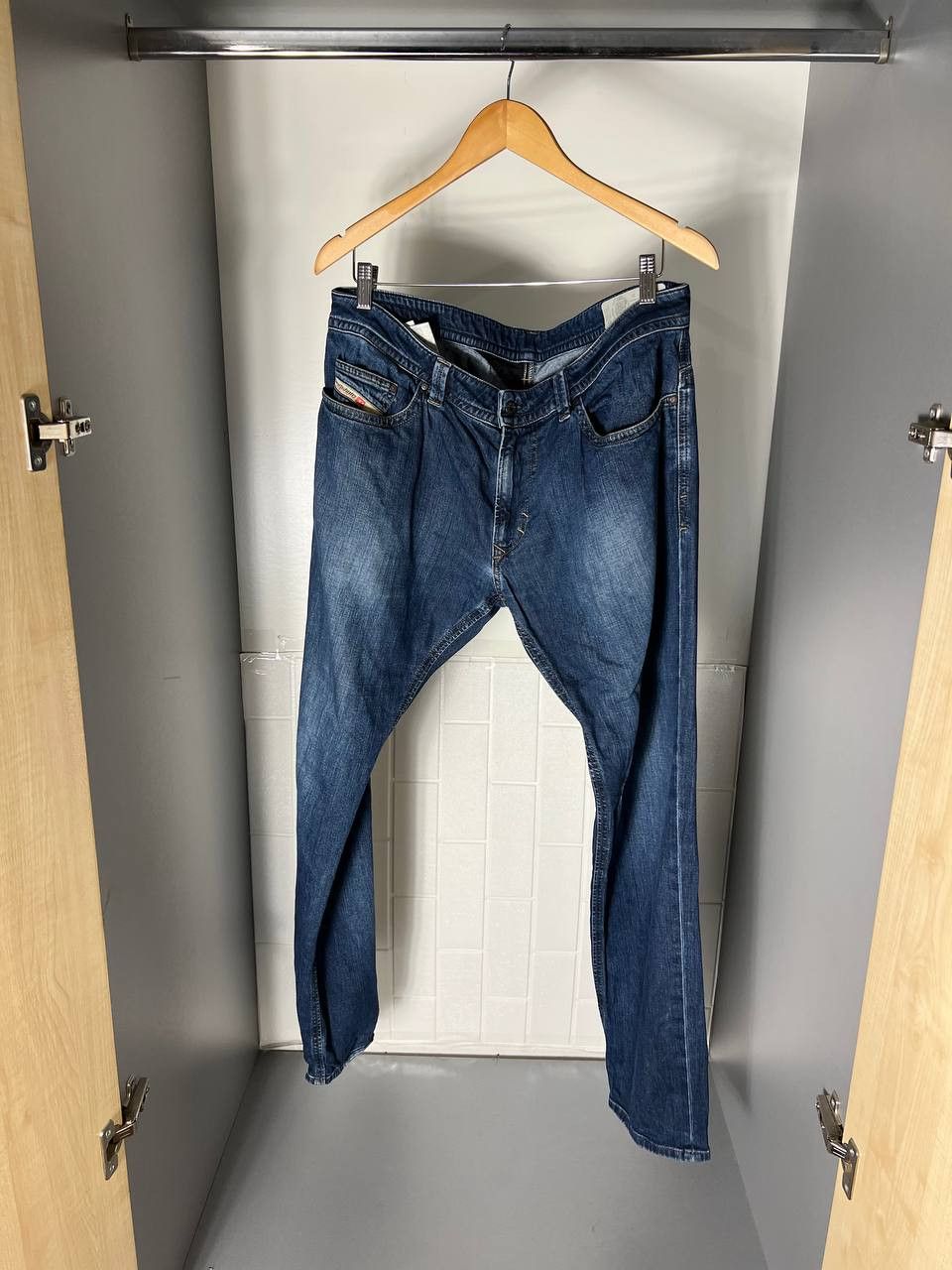 Diesel VINTAGE DIESEL INDUSTRY DENIM DIVISION RETRO JEANS CASUAL Size US 34 / EU 50 - 4 Thumbnail