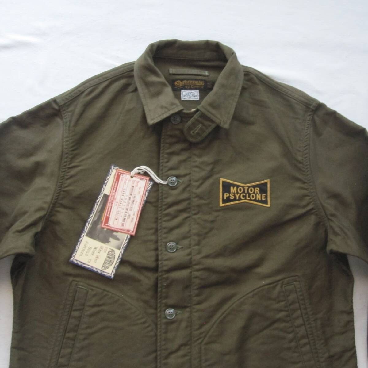 Freewheelers DECK WORKER JACKET “CHOP EM” size44 Size US XXL / EU 58 / 5 - 6 Thumbnail