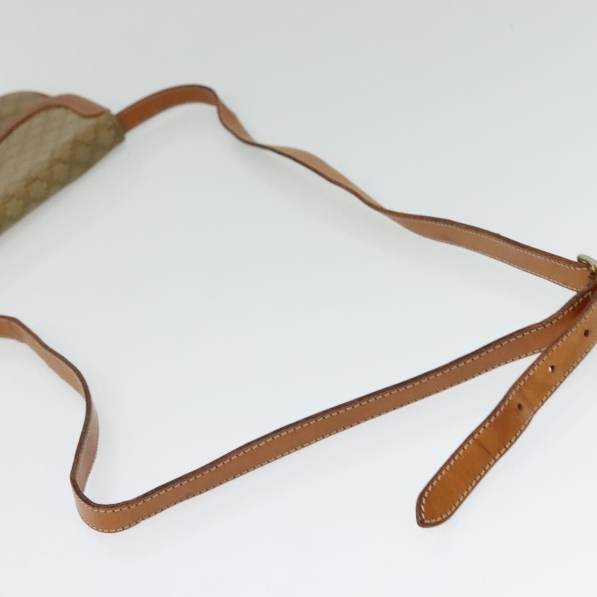 Celine CELINE Macadam Canvas Shoulder Bag Beige Gold Size ONE SIZE - 7 Thumbnail