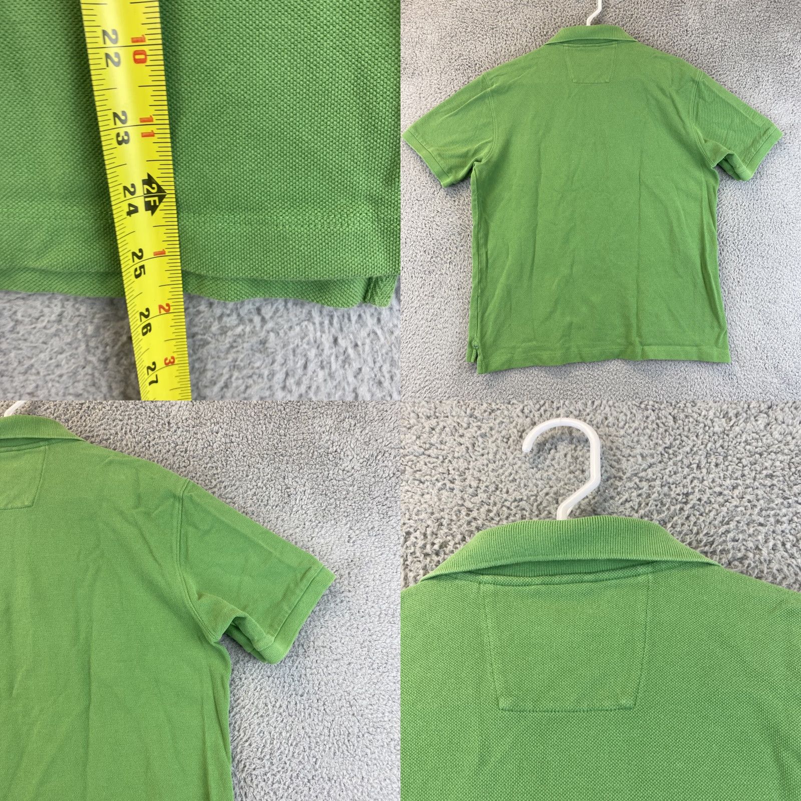 Tommy Hilfiger Nautica POLO SHIRT Men Classic Size L Green Polo Rugby Slimming 65-34 Size US L / EU 52-54 / 3 - 8 Thumbnail