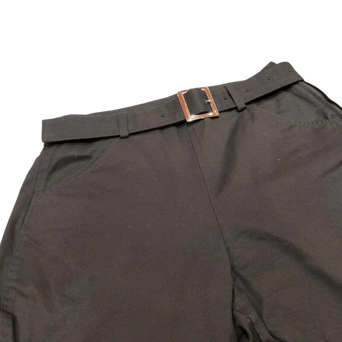 Yohji Yamamoto YOHJI YAMAMOTO / 07SS Cotton Pants with Hem Design Size US 27 - 3 Thumbnail