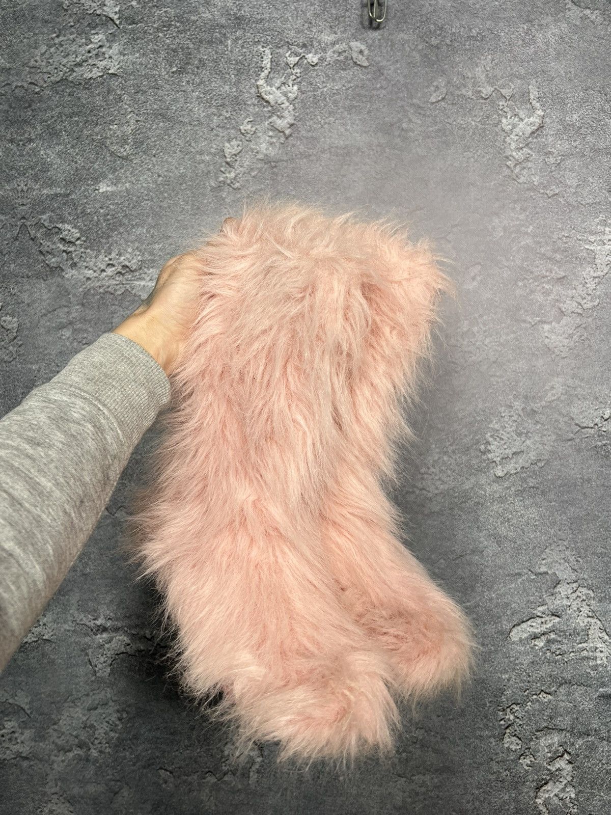 Hysteric Glamour Vintage Y2k Yeti Fur Boots Rick Owens Style Size US 5 / IT 35 - 2 Thumbnail