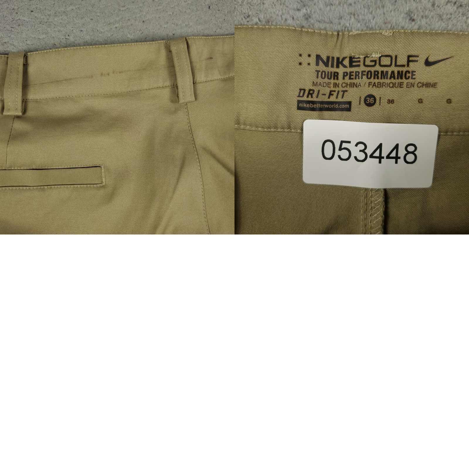 Nike Nike Shorts Mens Size 36 Beige Golf Dri Fit Flat Front Chino Casual Regular Nike Waist 36 Beige Shirt? Size US 36 / EU 52 - 8 Thumbnail