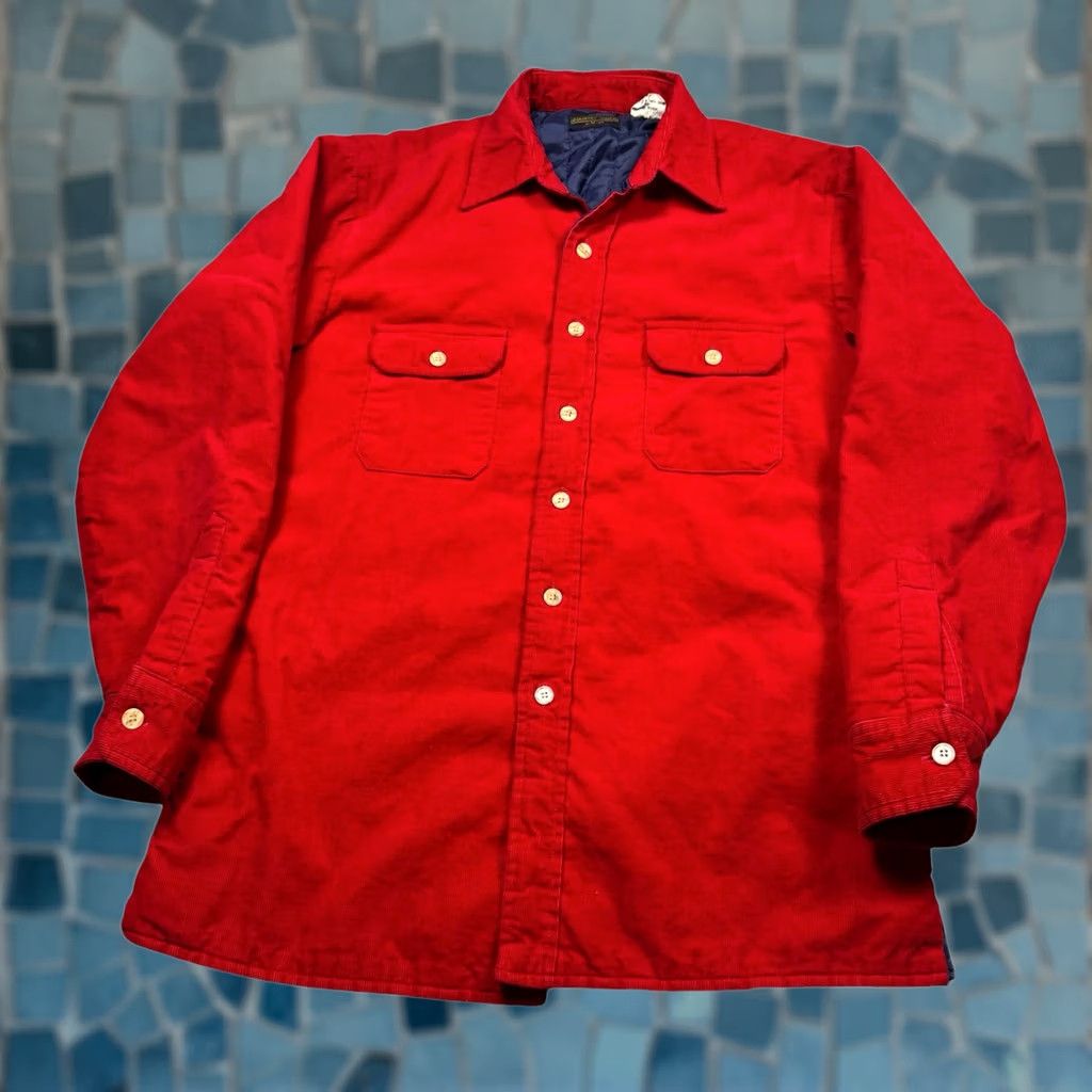 Vintage VINTAGE Country Touch Corduroy Shirt Jacket Mens M Quilt Lined Chore Shacket Pockets Size US L / EU 52-54 / 3 - 1 Thumbnail