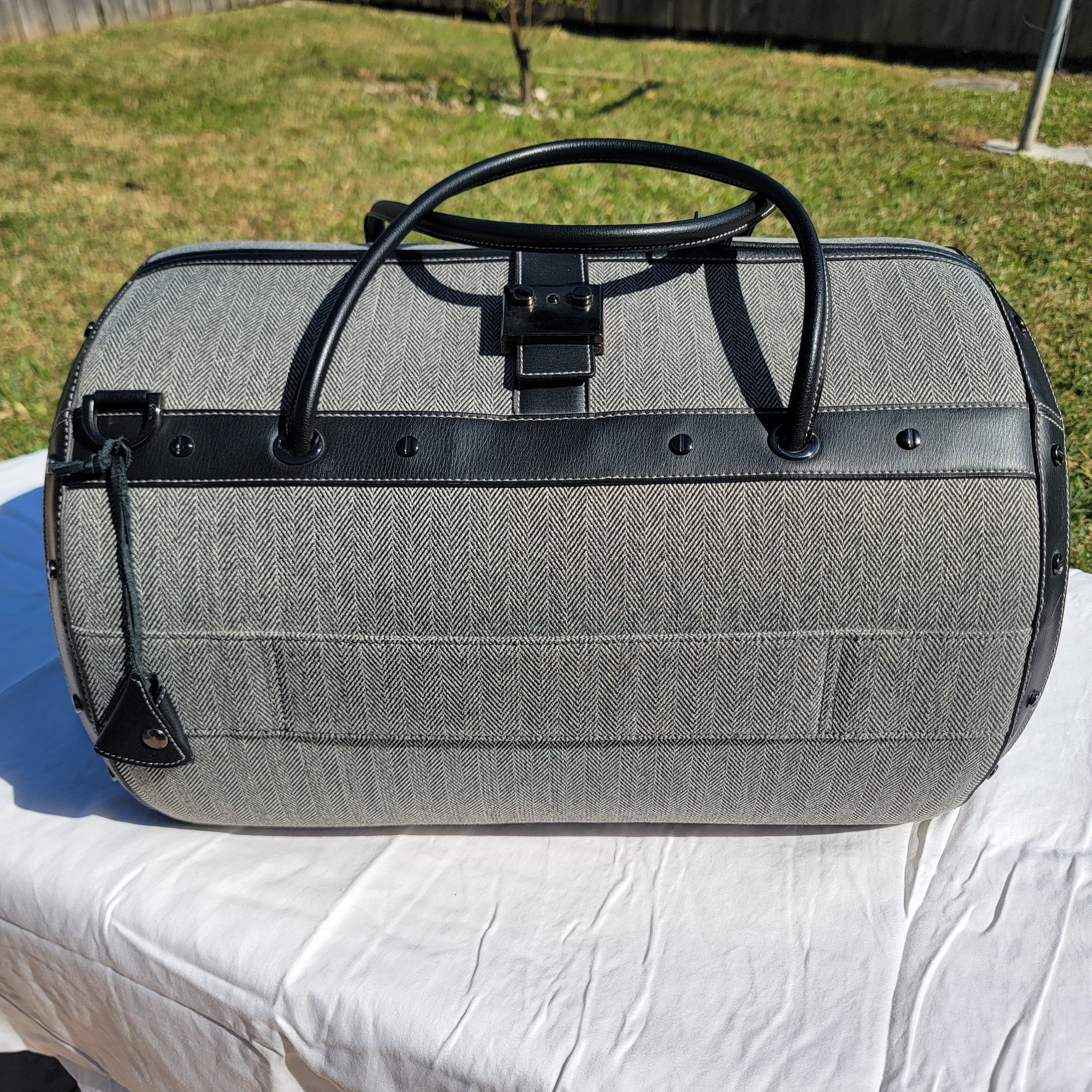 Samsonite Alexander Mcqueen X Samsonite Large Round Duffle Travel Bag Size ONE SIZE - 2 Thumbnail
