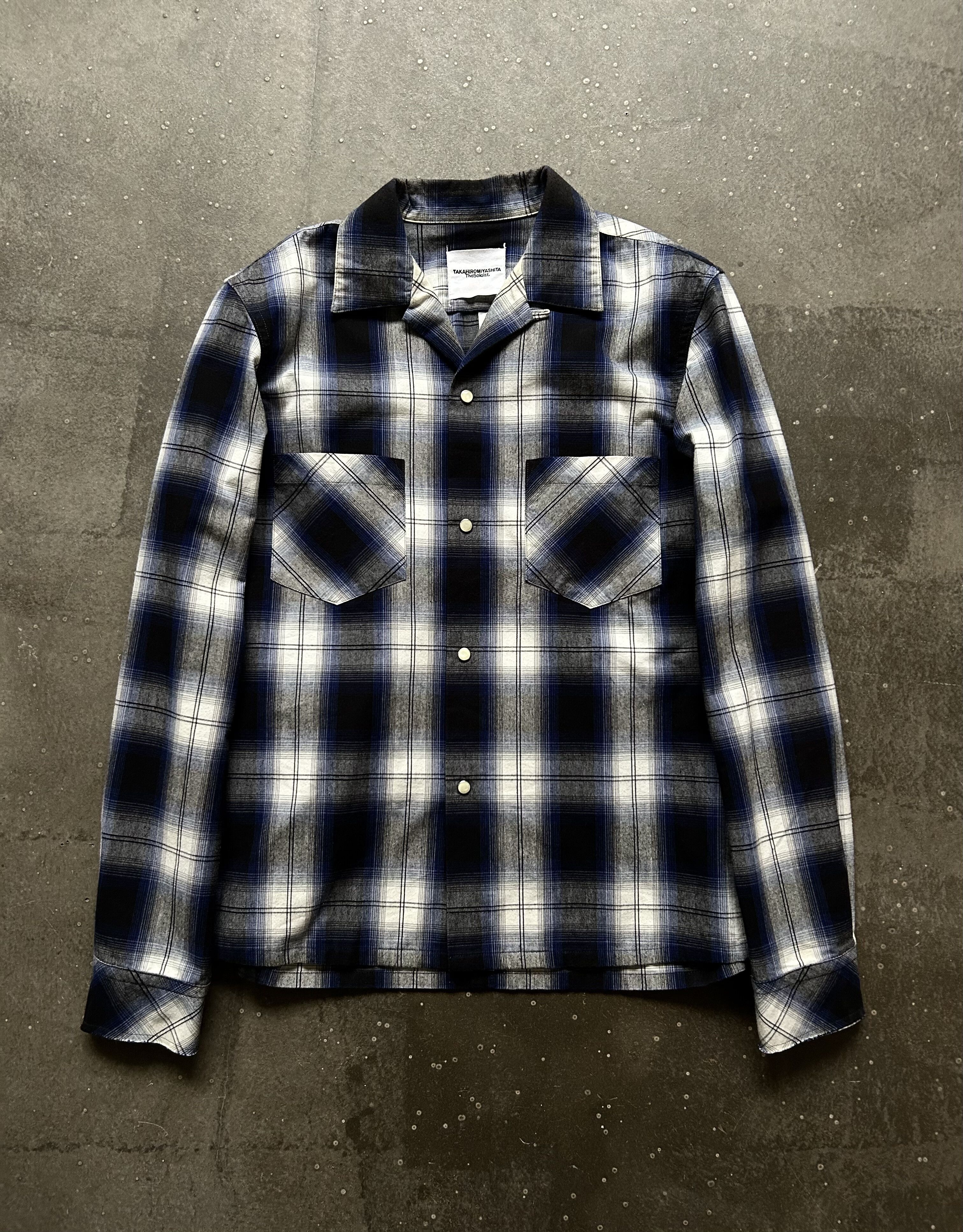 Takahiromiyashita The Soloist. TAKAHIROMIYASHITA TheSoloist Plaid Shirt Size US M / EU 48-50 / 2 - 1 Thumbnail