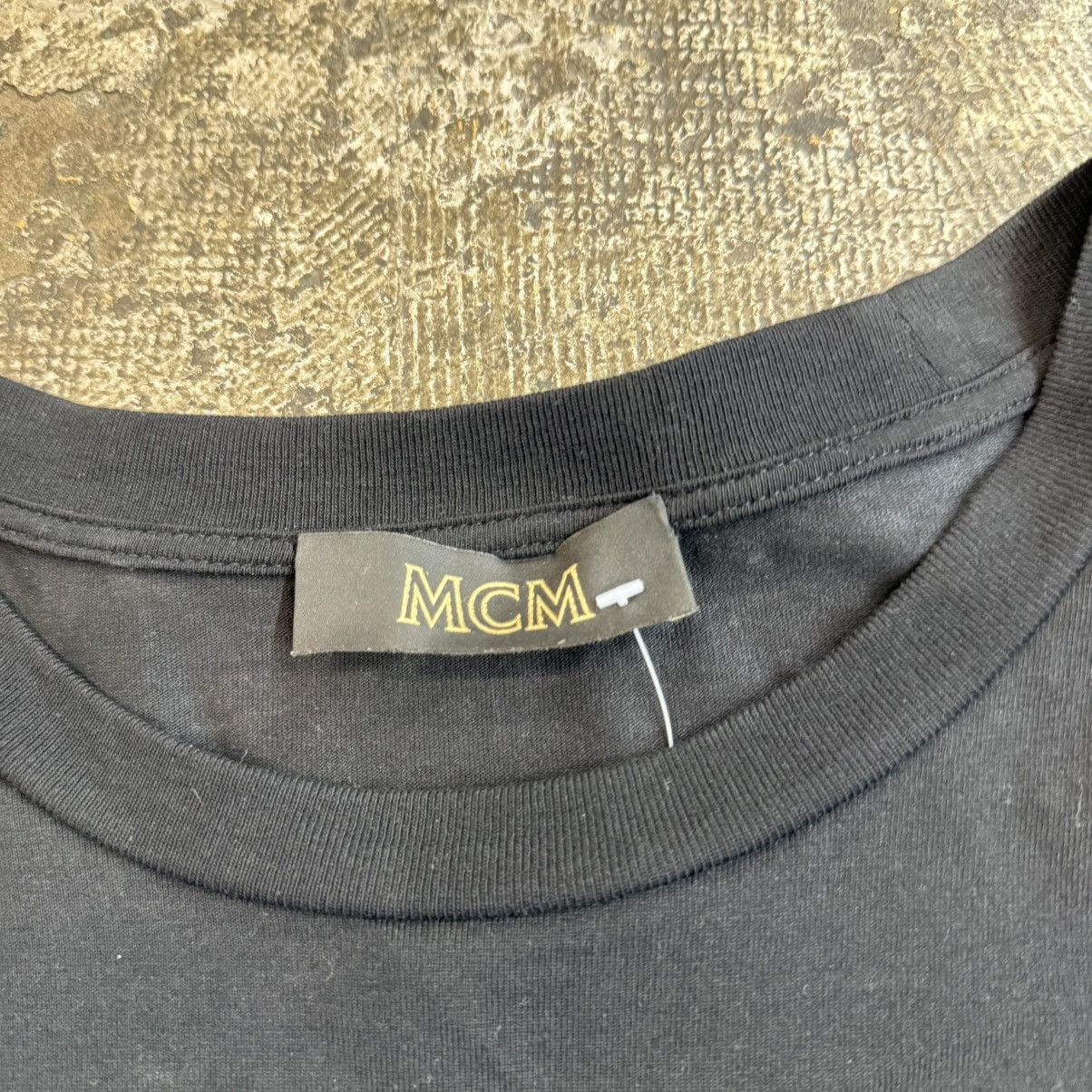 MCM MCM Black and Green Logo Shirt Size US M / EU 48-50 / 2 - 4 Thumbnail
