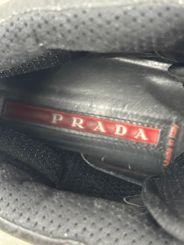 Prada 2000s Prada Pony Hair Leather Black High Shoes Size US 8.5 / EU 41-42 - 10 Thumbnail