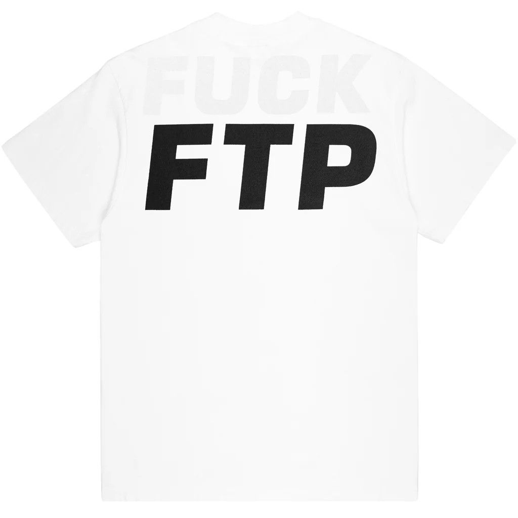 Fuck The Population FTP 14 YEAR ANNIVERSARY LOGO TEE (WHITE) Size US L / EU 52-54 / 3 - 1 Thumbnail