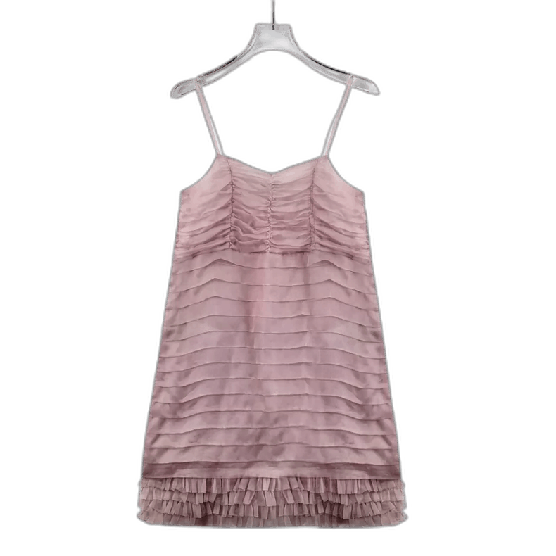 Miu Miu Miu Miu Silk Layered Dress, SS 2001 | Grailed