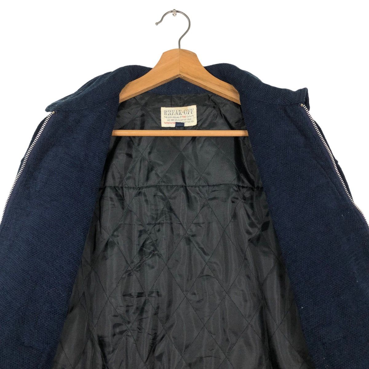 Hysteric Glamour 🔥Vintage Wool Biker Bomber Jacket Break Off Japan Size US L / EU 52-54 / 3 - 14 Thumbnail