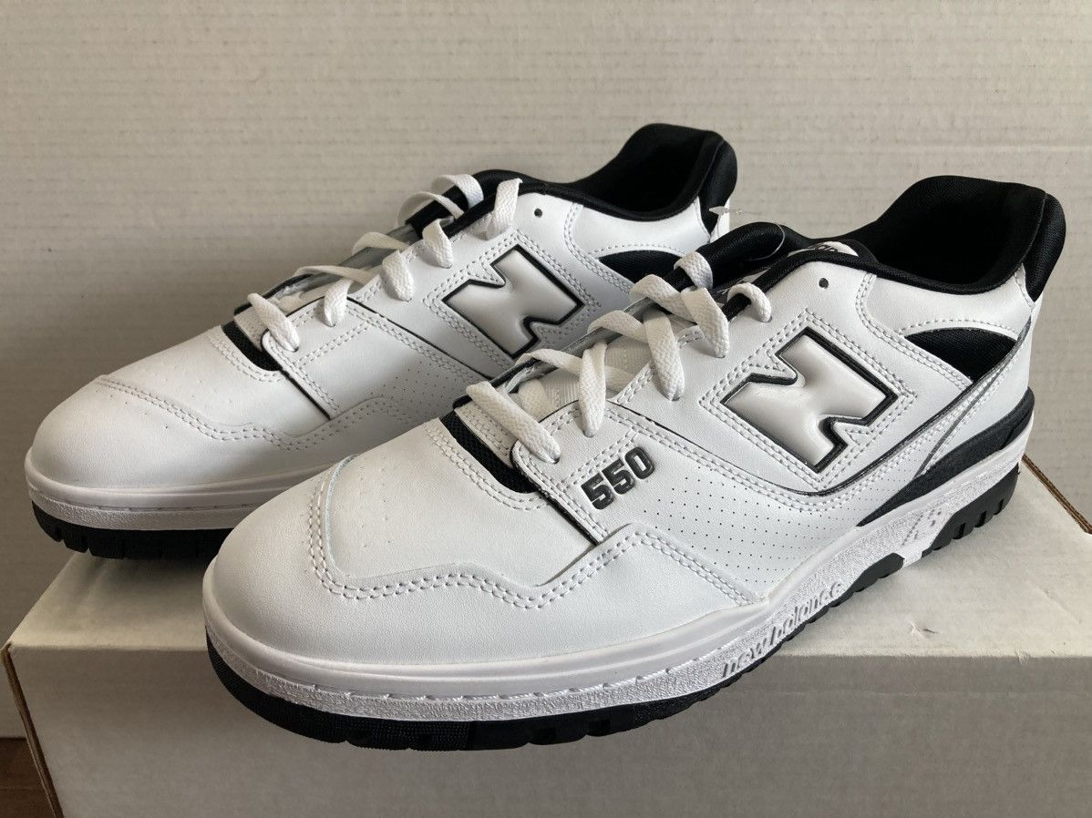 New Balance NEW BALANCE 550 WHITE BLACK BB550HA1 OREO SNEAKER SHOES 2021 Size US 14 / EU 47 - 1 Thumbnail