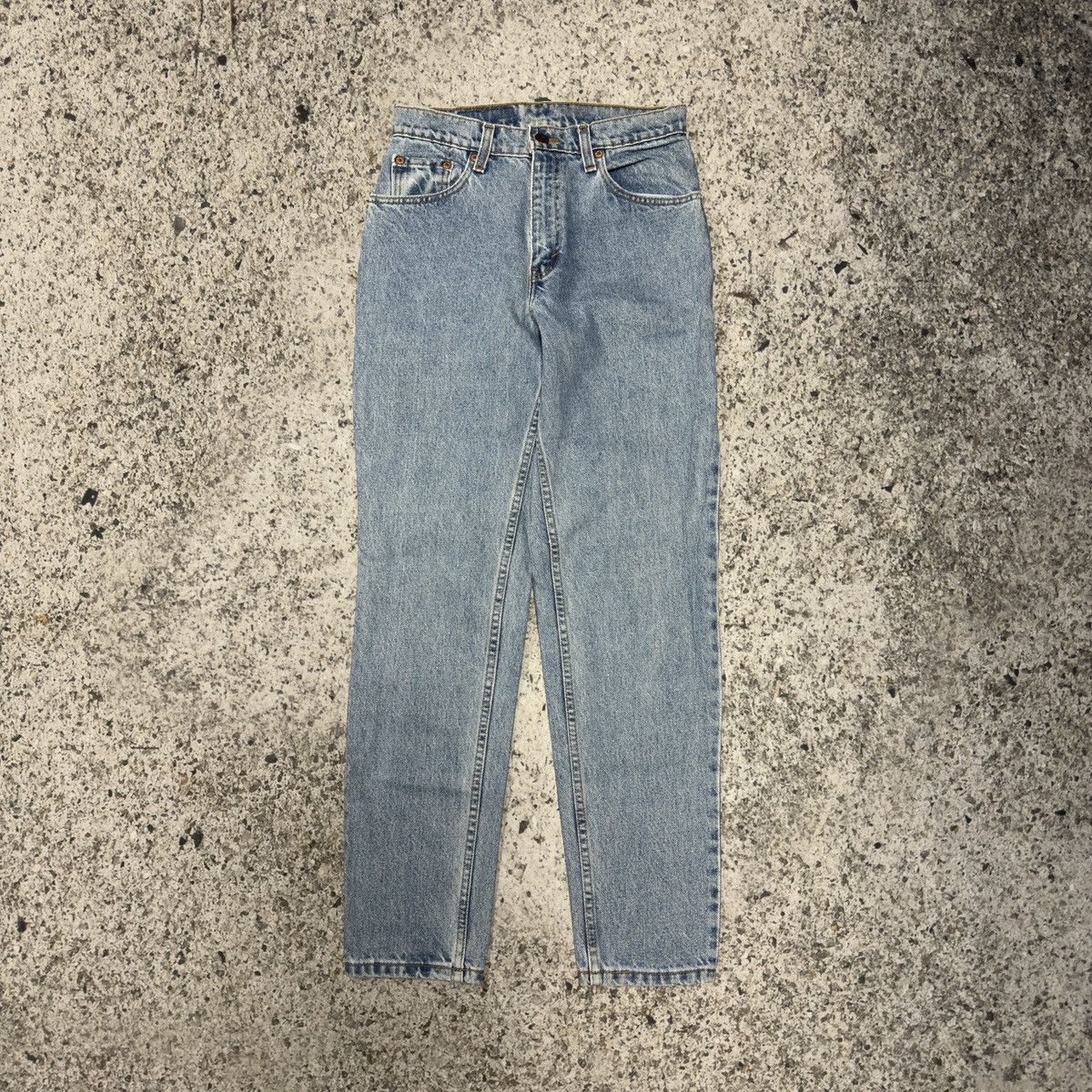Levi's Vintage 90s Levi’s 550 Light Wash Tapered Denim Jeans Size 27" / US 4 / IT 40 - 2 Thumbnail