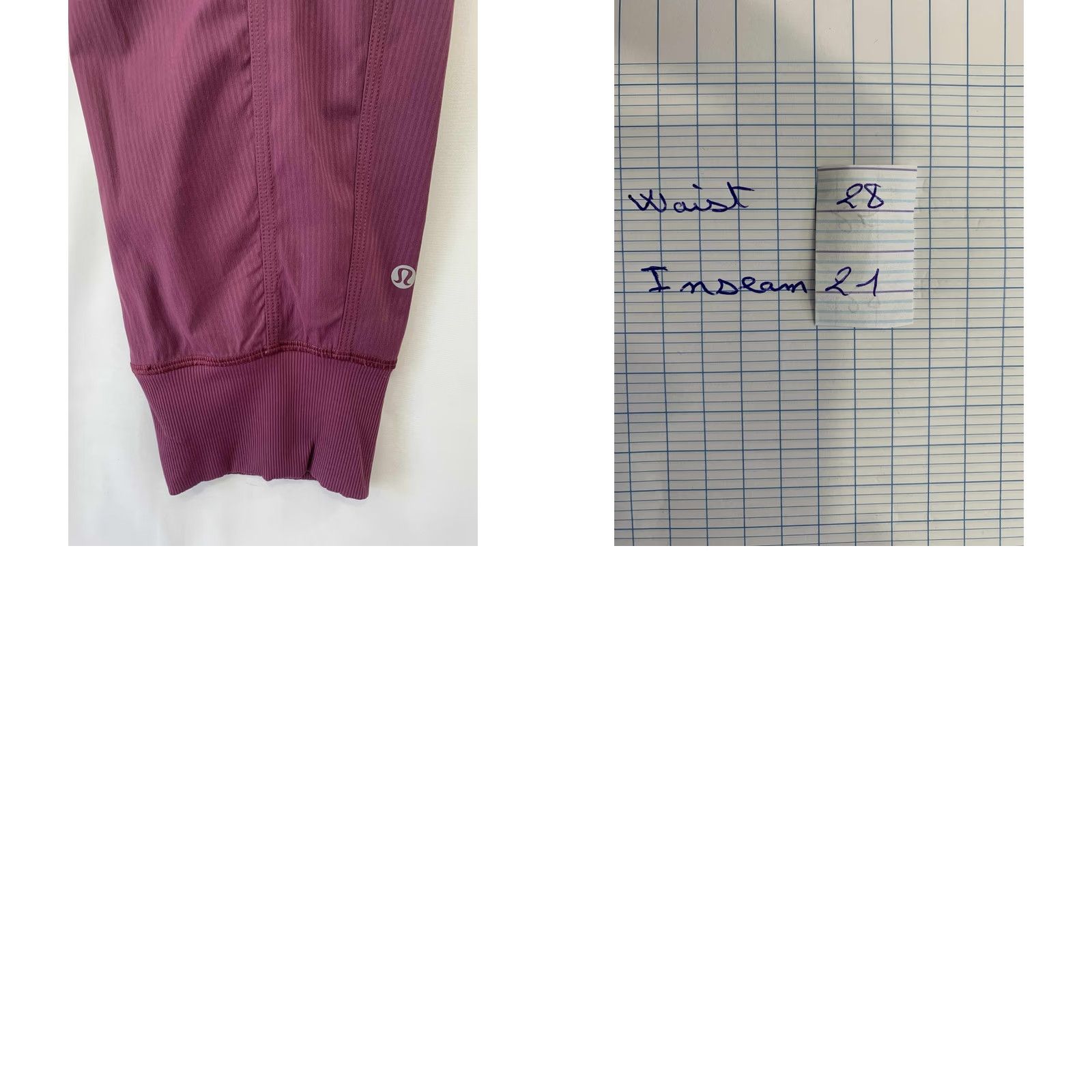 Lululemon Lululemon Burgundy Dance Studio Crop Pants Sz 4 High Waist Relaxed Fit #P6 Size 27" / US 4 / IT 40 - 6 Thumbnail