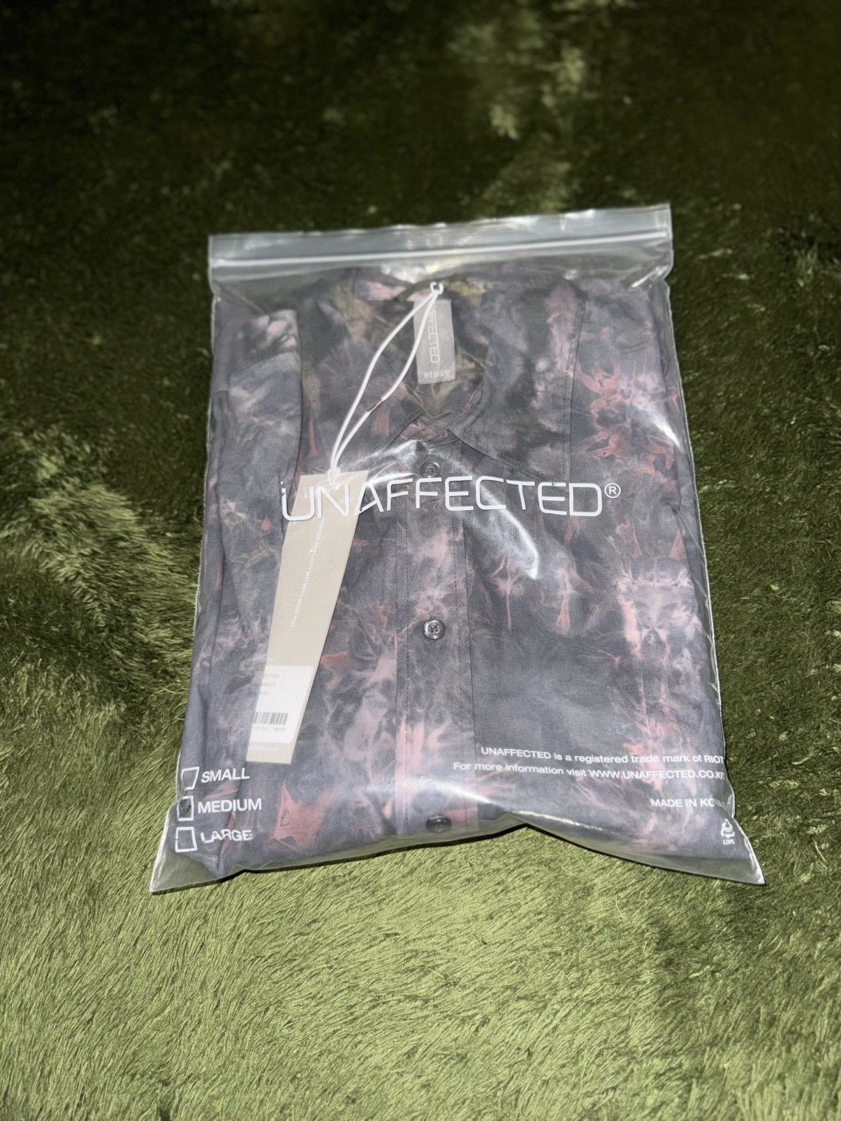 EASTLOGUE [M] Unaffected 21FW Dyed Pattern Shirt “Dusk” Size US M / EU 48-50 / 2 - 9 Thumbnail
