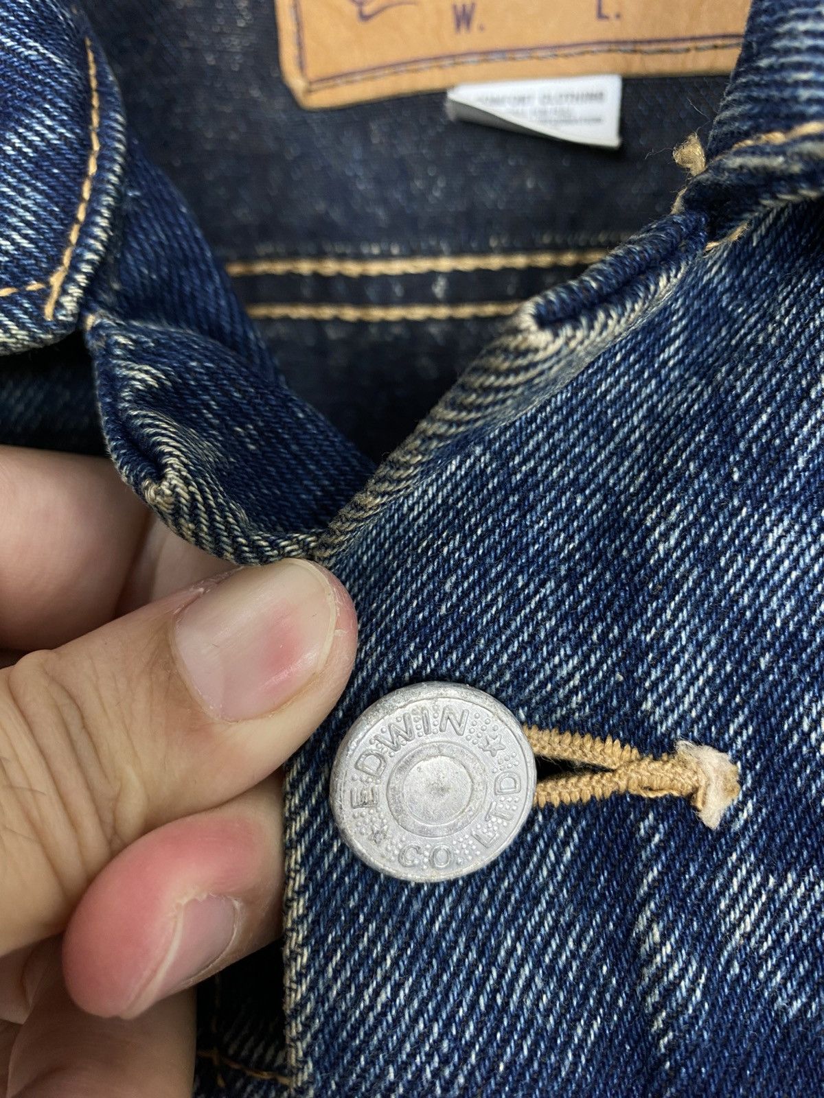 Edwin Rare‼️ Vintage Edwin Trucker Denim Jacket Made in Japan Size US M / EU 48-50 / 2 - 6 Thumbnail