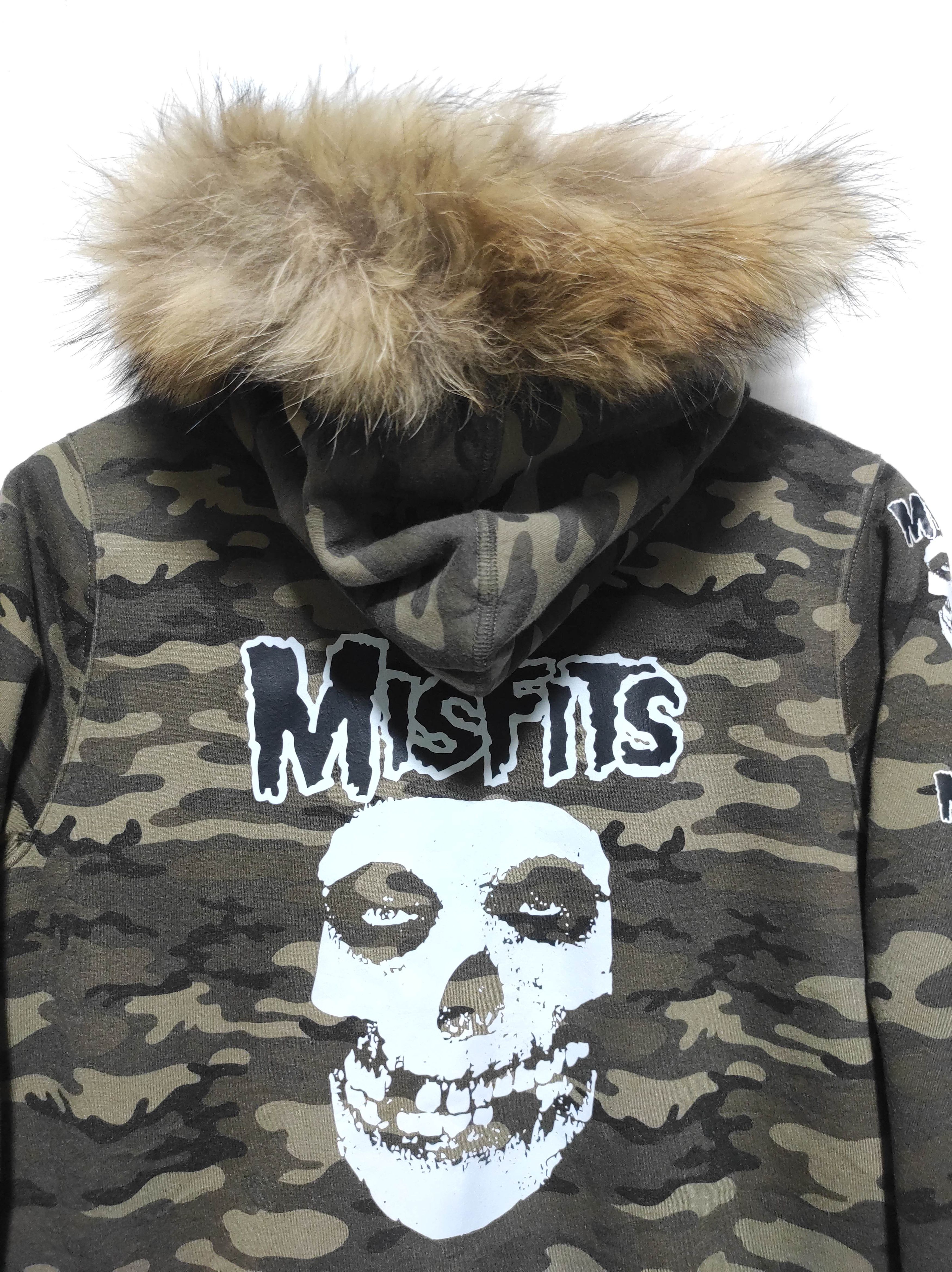 If Six Was Nine Custom Camo Misfits Zip Fur Hoodie i6w9 lgb style Size US S / EU 44-46 / 1 - 15 Thumbnail