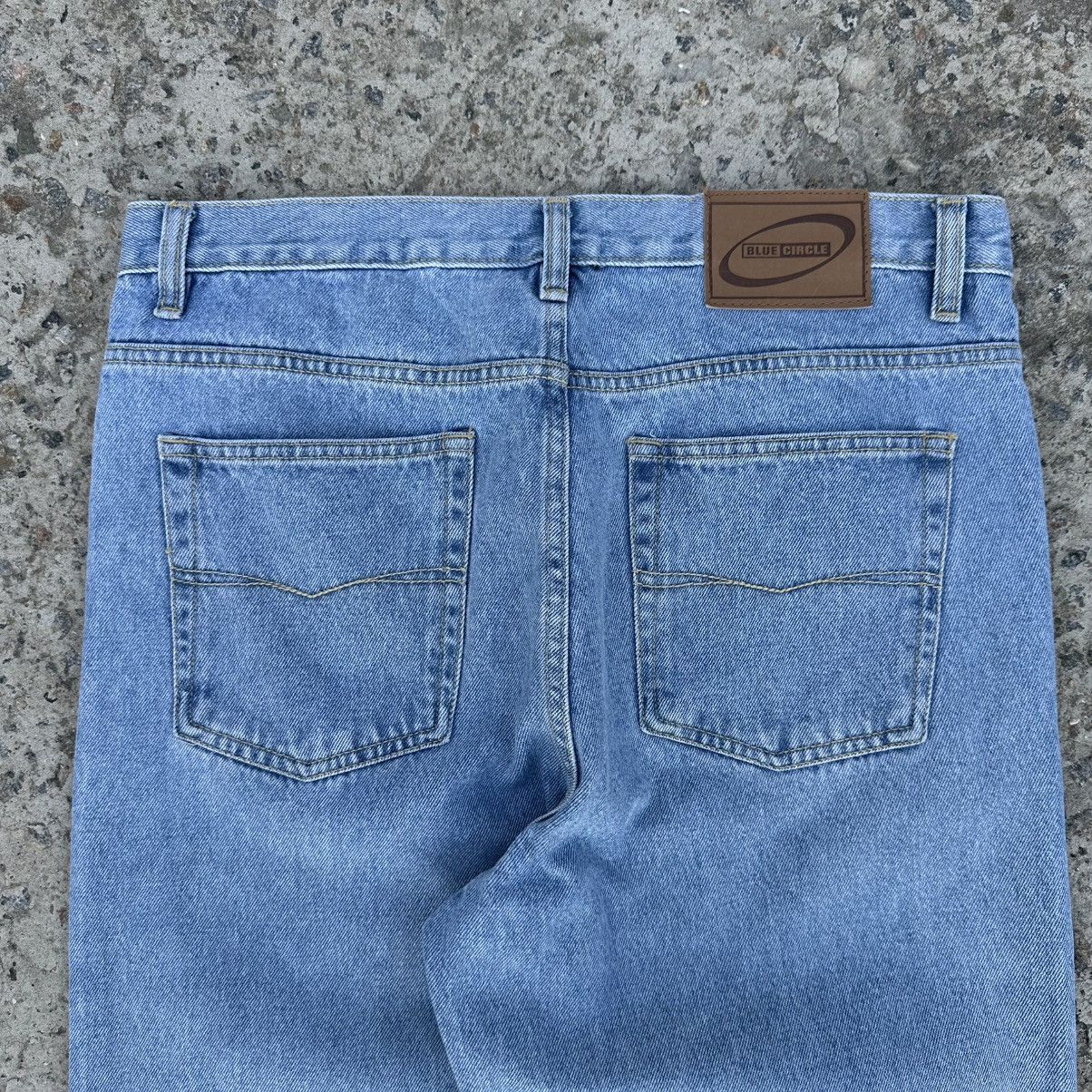 Santa Cruz Skateboards Vintage Western Blue Circle Jeans Size 34 Baggy Old Money Size US 34 / EU 50 - 12 Thumbnail