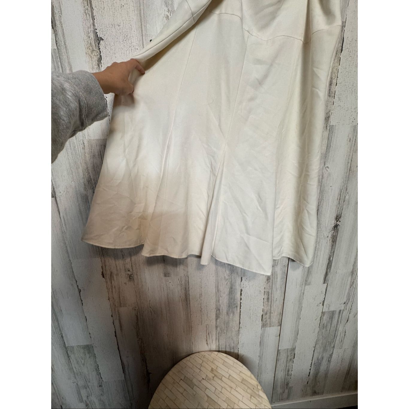 Other Ashley Stewart 16W Cream A-Line Midi Skirt w/ Lining – Elega Size 38" / US 16 / IT 52 - 6 Thumbnail