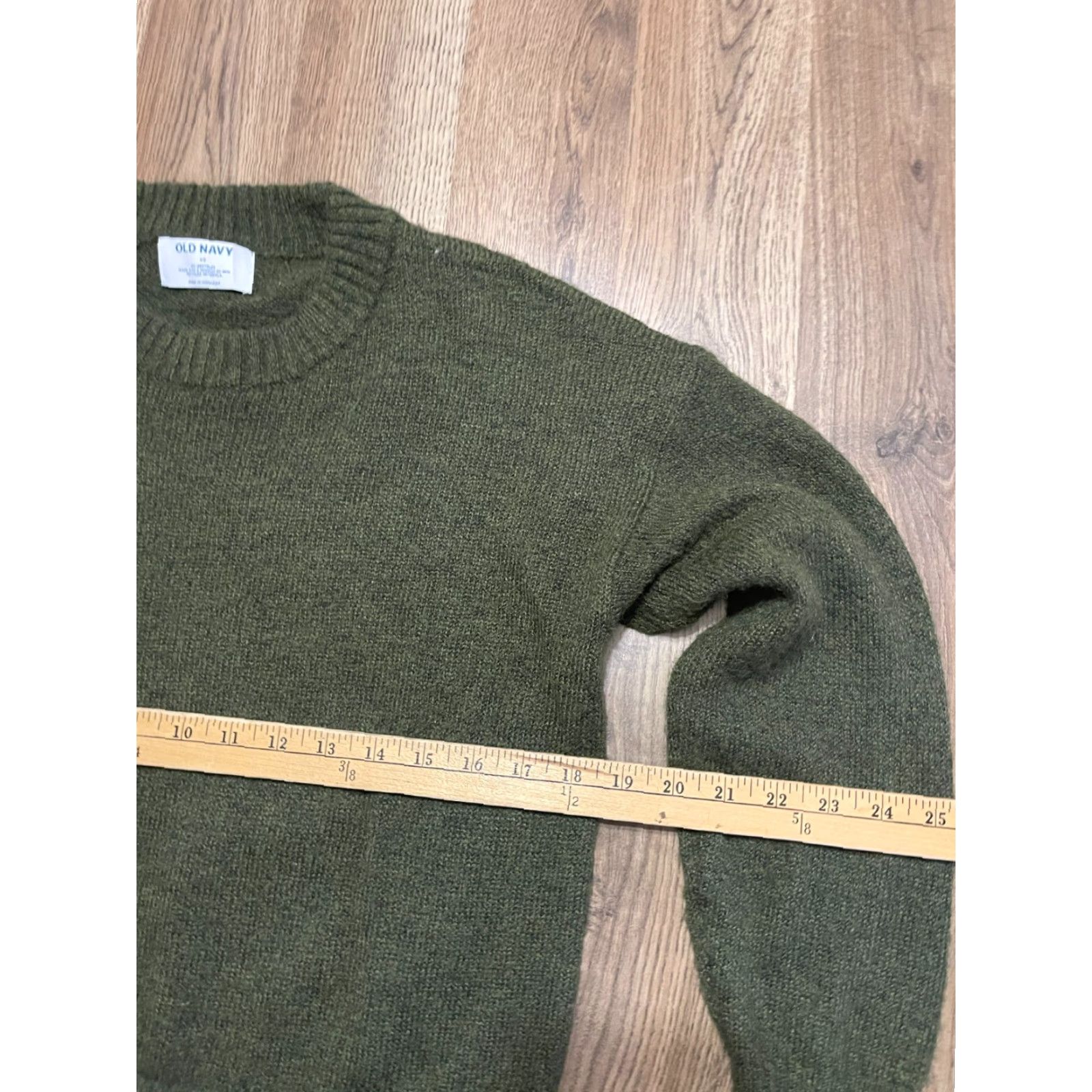 Old Navy Old Navy Sweater, Women's XS Green Crew Neck Long Sleeve Pullover Shirt Size XS / US 0-2 / IT 36-38 - 5 Thumbnail