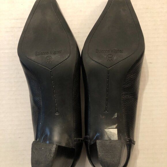Etienne Aigner Etienne Aigner women's leather pump shoes size: 5 1/2M Size US 5.5 / IT 35.5 - 9 Thumbnail