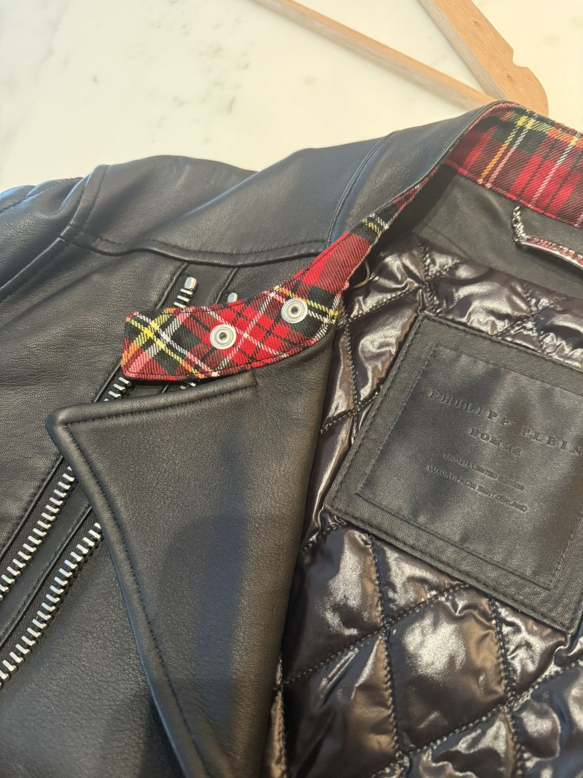 Philipp Plein Leather Phillip Plein Jacket Size US L / EU 52-54 / 3 - 9 Thumbnail