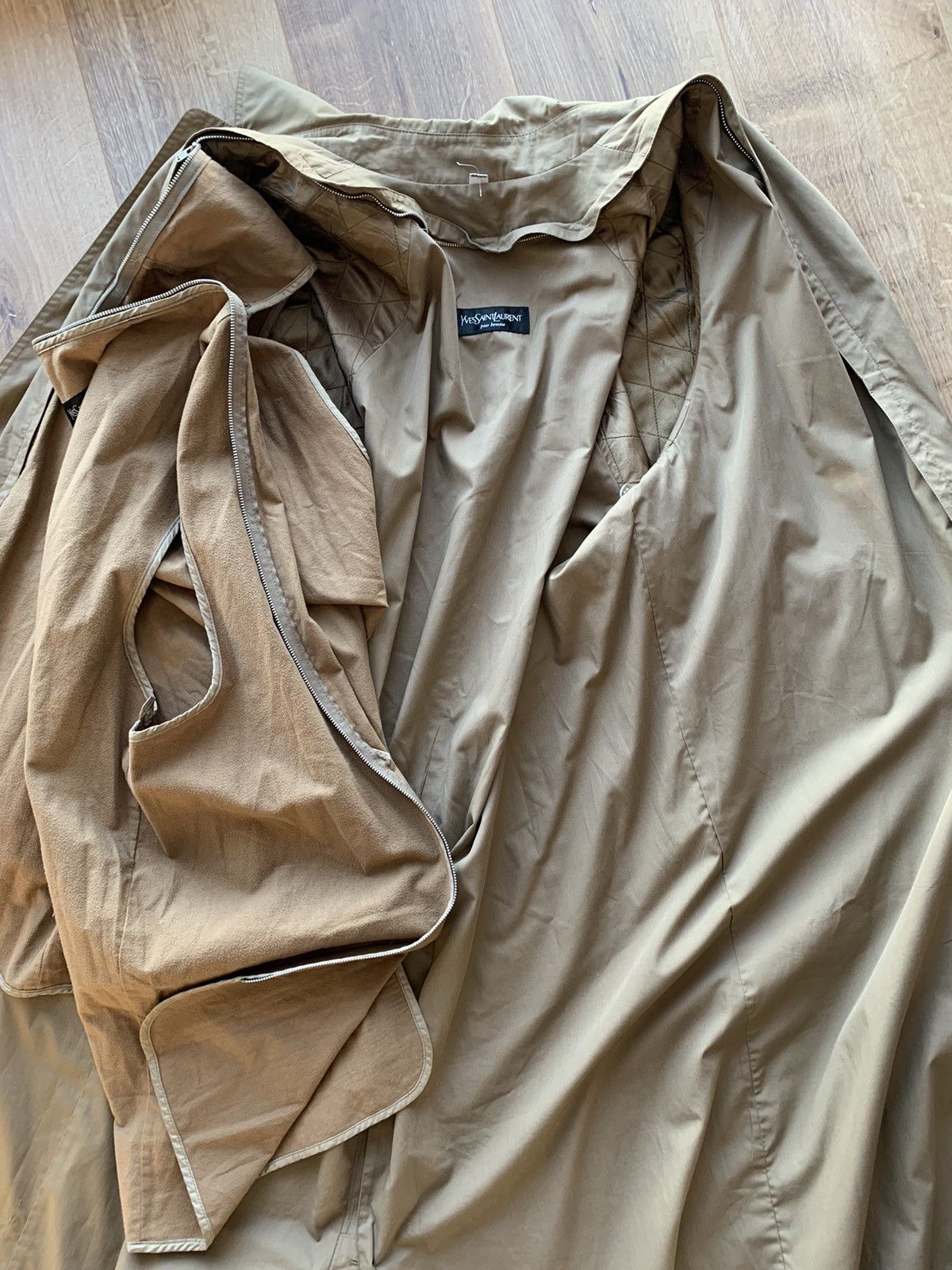 Yves Saint Laurent Vintage Yves Saint Laurent YSL trench coat jacket Size US L / EU 52-54 / 3 - 6 Thumbnail