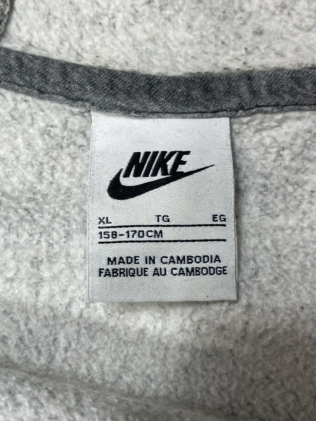 Nike 🔥Offers🔥Nike Hoodie Zip Swoosh Vintage Drill Boxy Fit Size US XS / EU 42 / 0 - 7 Thumbnail