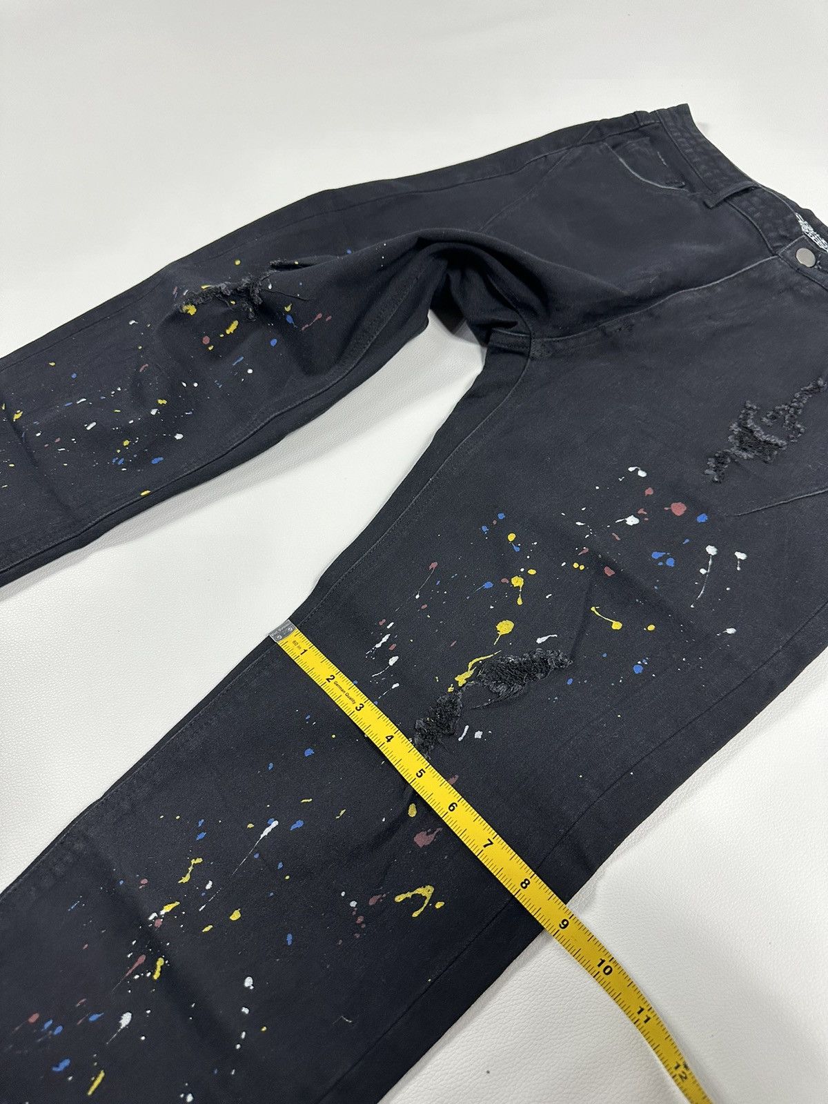 Number (N)ine Number Nine Distressed Painter Skinny Jeans Denim Pants Size US 32 / EU 48 - 13 Thumbnail