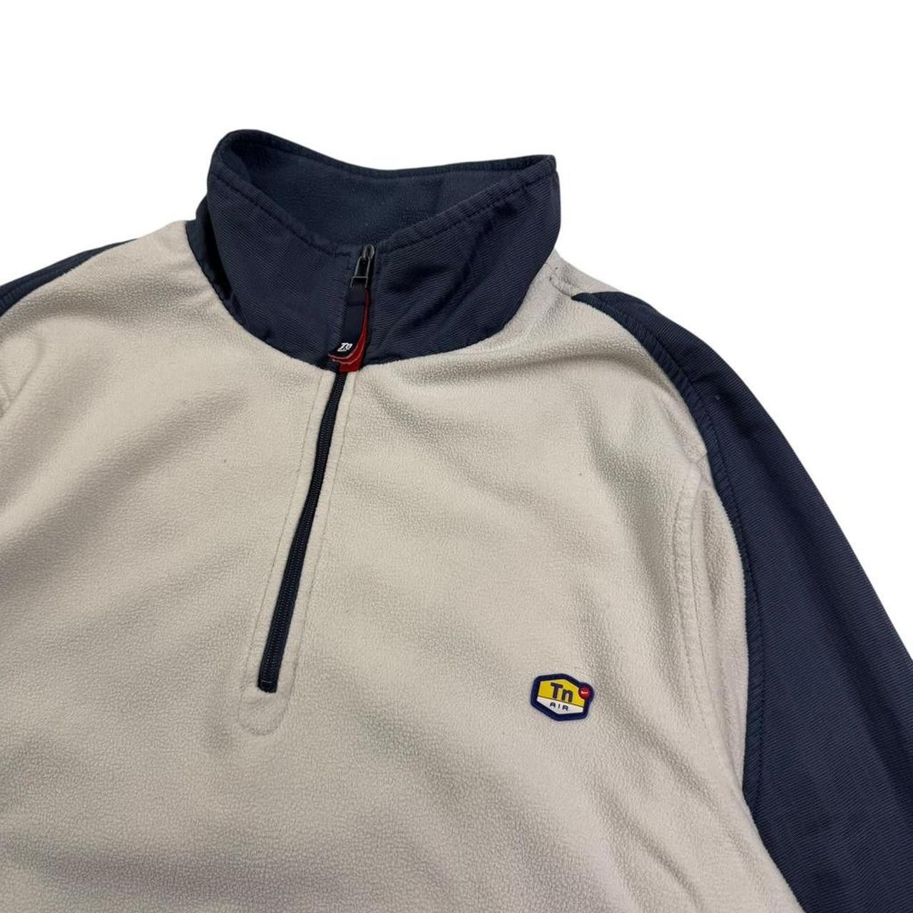 Nike Vintage 2000s Nike TN 1/4 Zip Fleece Jacket Navy - Small Size US S / EU 44-46 / 1 - 5 Thumbnail