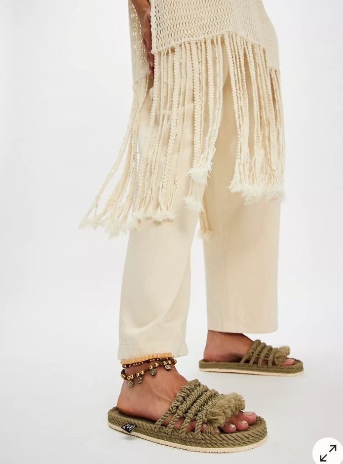 Free People Free People Crescent Coast Slide Sandals Size US 11 / IT 41 - 1 Thumbnail