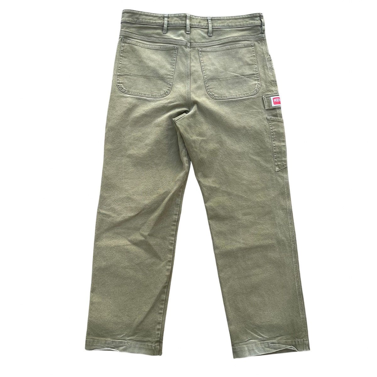 Designer × Kenzo Kenzo Paris Green Cargo Carpenter Pants Size 33 Size US 33 - 5 Thumbnail