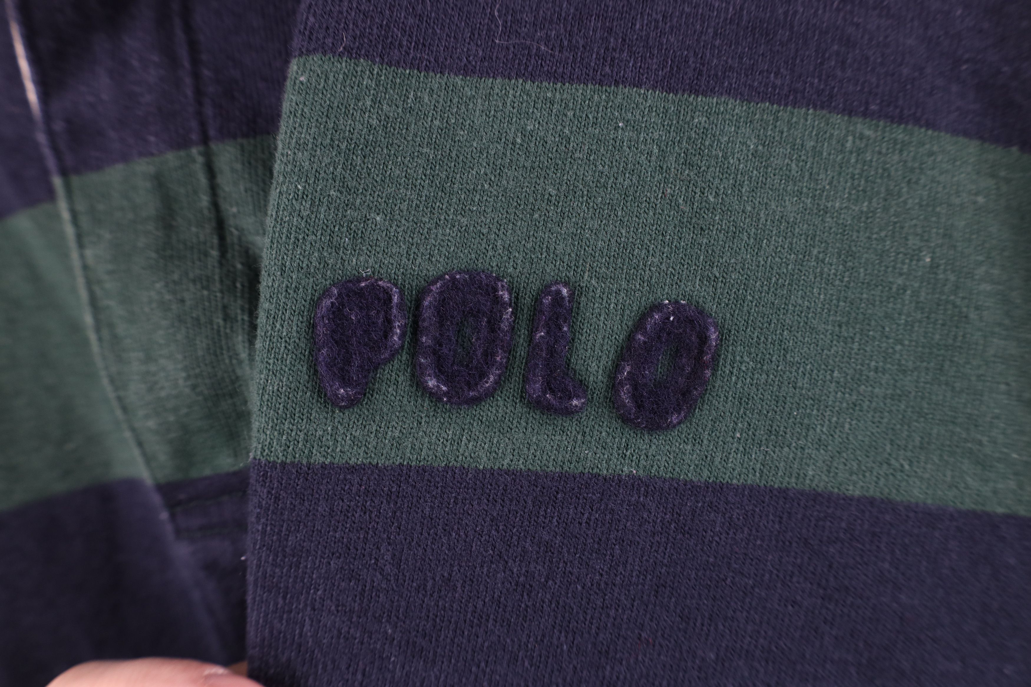 Ralph Lauren Vintage 90s Ralph Lauren Long Sleeve Rugby Polo Shirt Size US XXL / EU 58 / 5 - 4 Thumbnail