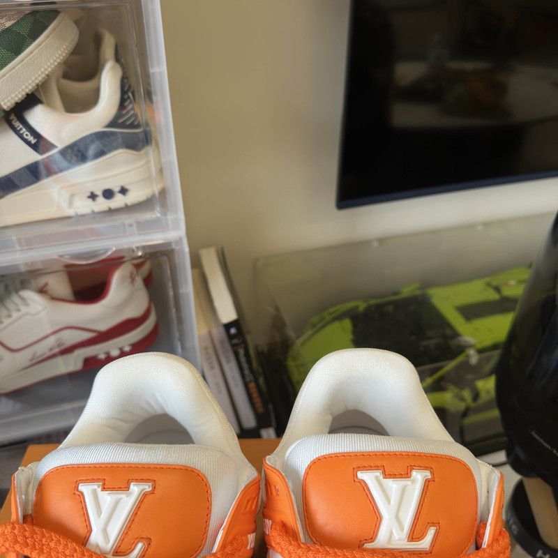 Louis Vuitton Louis Vuitton Trainer Maxi Fashion Sneakers for Men -2508 Size US 12 / EU 45 - 8 Thumbnail