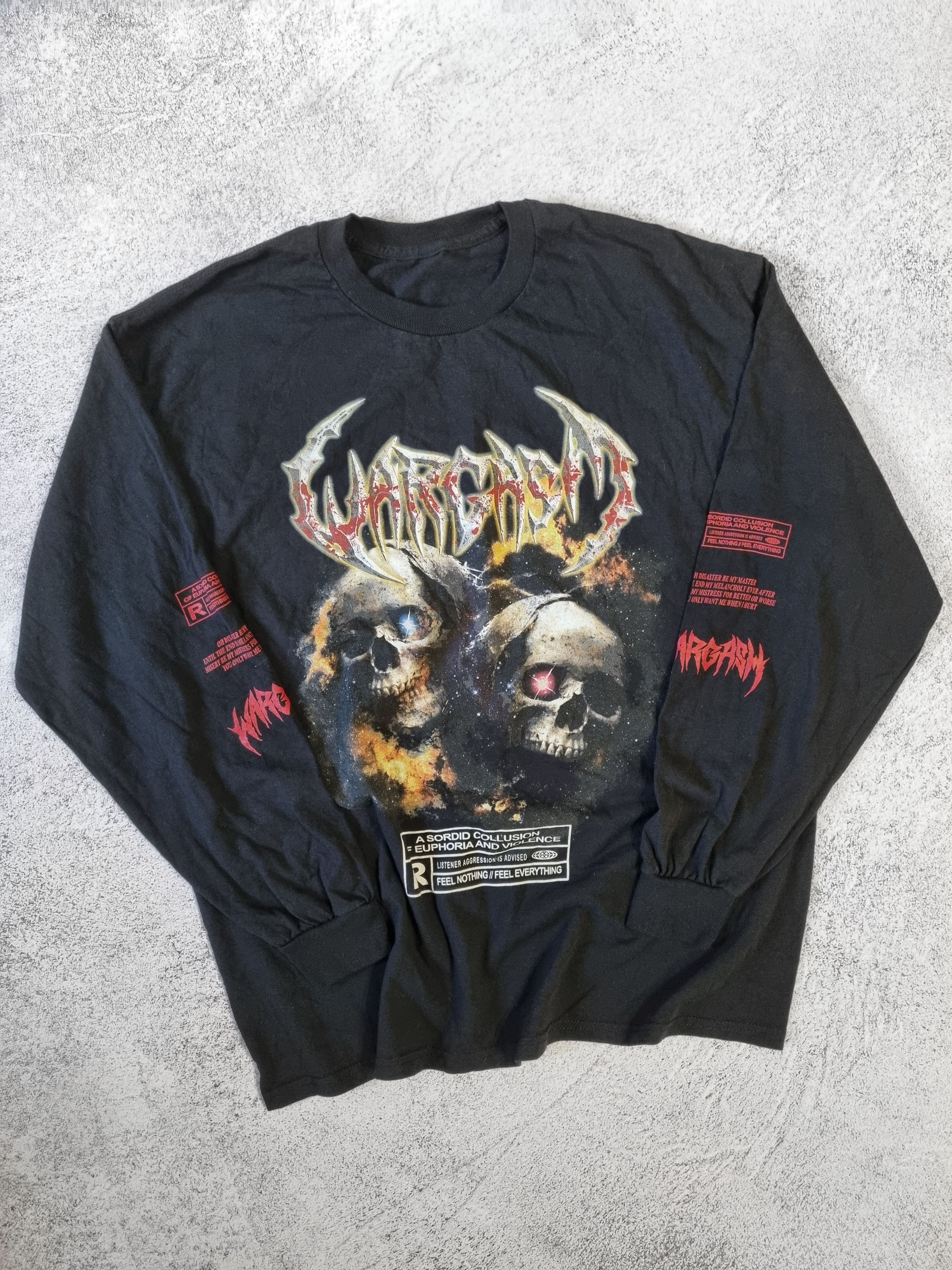 Band Tees × Vintage Wargasm British Band Long Sleeve Size US L / EU 52-54 / 3 - 2 Thumbnail