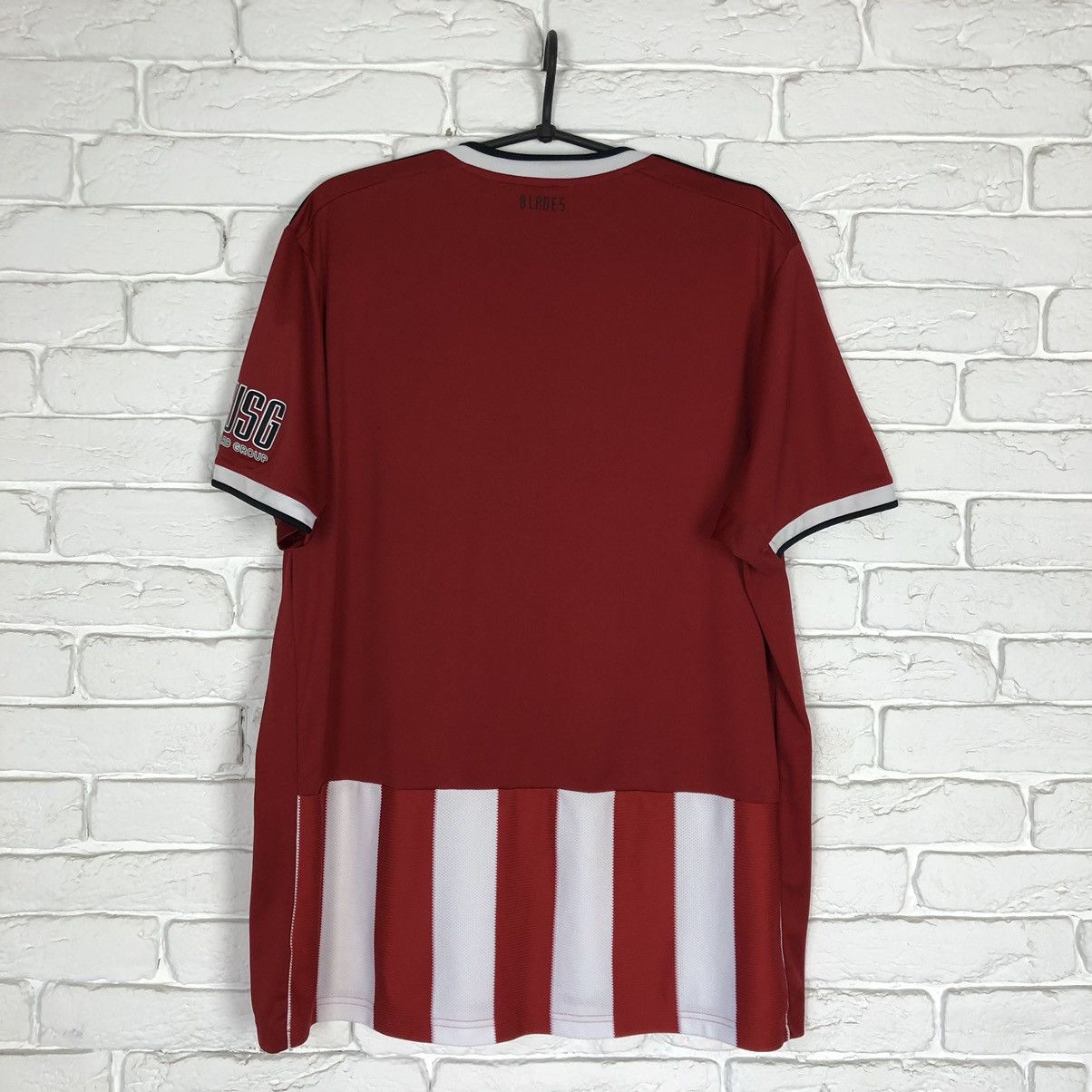 Adidas Sheffield United 2019 2020 home adidas soccer jersey Size US XL / EU 56 / 4 - 7 Thumbnail