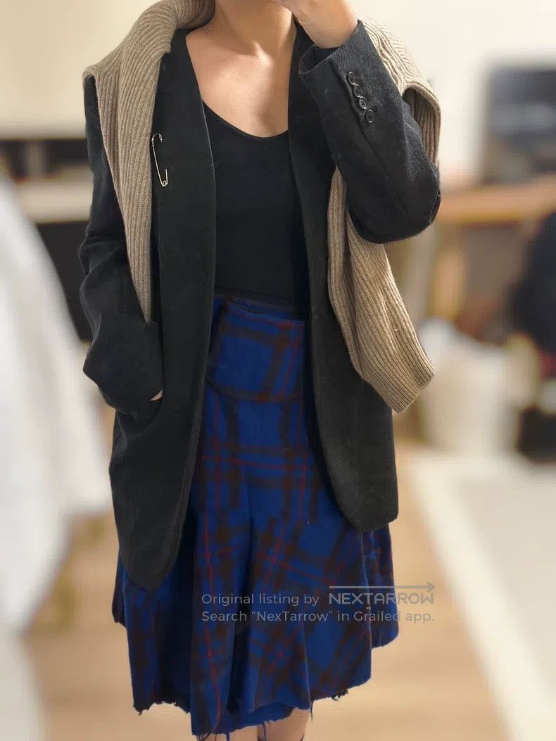 Comme des Garcons Comme Des Garcons size M Classic Pin Deconstructed Plaid F Size 23" - 4 Thumbnail